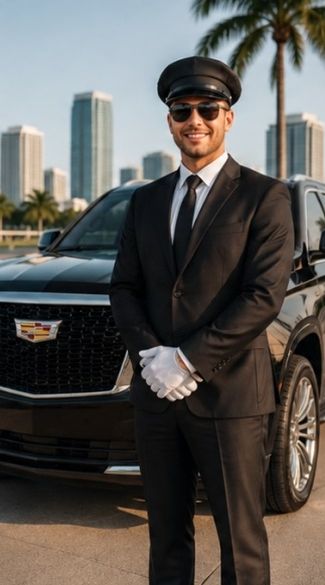 Limo Car Miami professional chauffeur