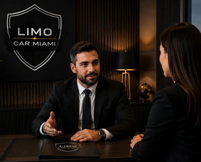 Limo Car Miami team meeting